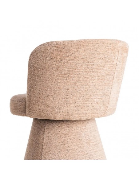 Silla giratoria con retorno automático LUNARIA de diseño curvo 3d