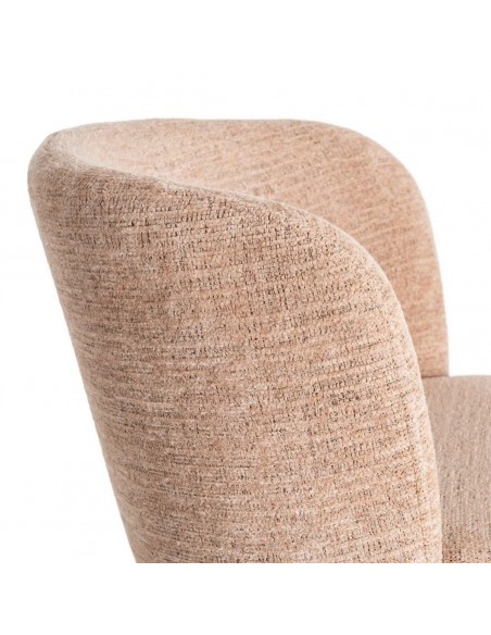 Silla giratoria con retorno automático LUNARIA de diseño curvo 3d