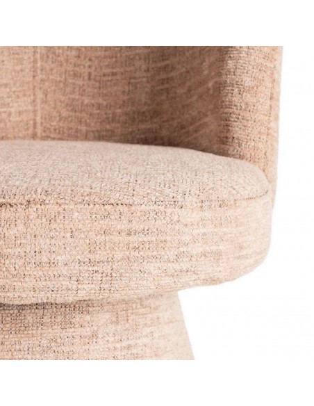 Silla giratoria con retorno automático LUNARIA de diseño curvo 3d