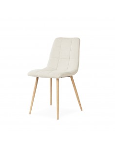 Silla de diseño nórdico MINNIE, patas metal acabado... 2