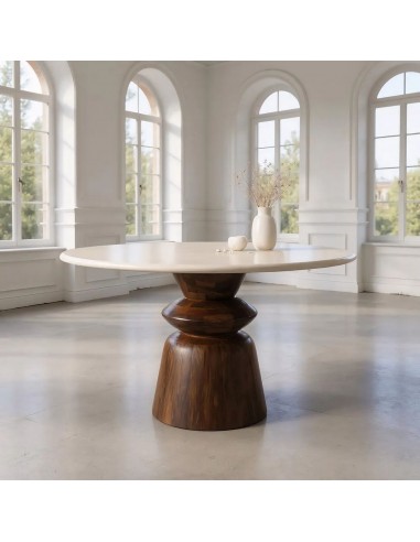 Mesa redonda com formas geométricas 120 SENA,...