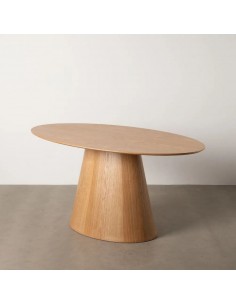 Mesa de Comedor Ovalada 160 NORDIK MDF ROBLE