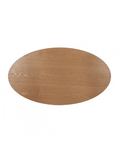 Mesa de Jantar Oval Minimalista 160 NORDIK MDF...