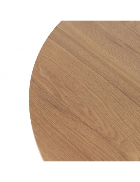 Mesa Redonda con base cónica NATURIA 120, MDF ROBLE