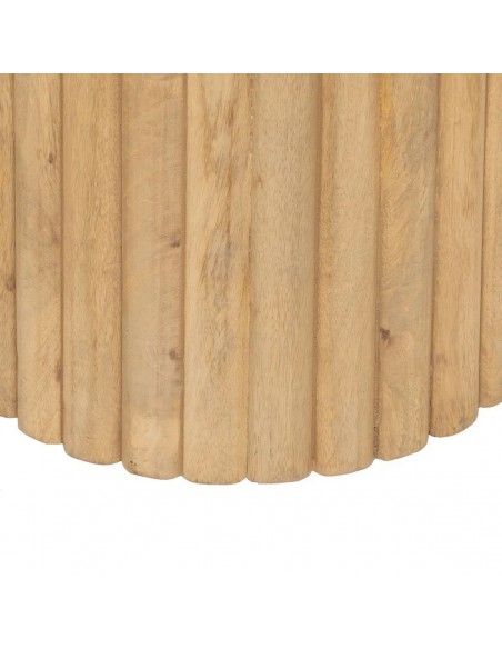 Mesa de Centro Ovalada 120 BULMA, Madera de Mango Natural