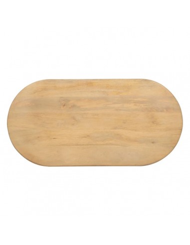 Mesa de Centro Oval BULMA 120, Madeira de Manga...