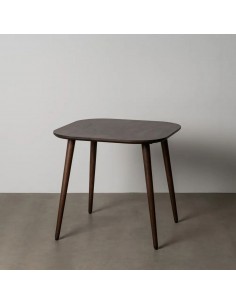 Mesa cuadrada de cocina 80 x 80 NARA de madera estilo...