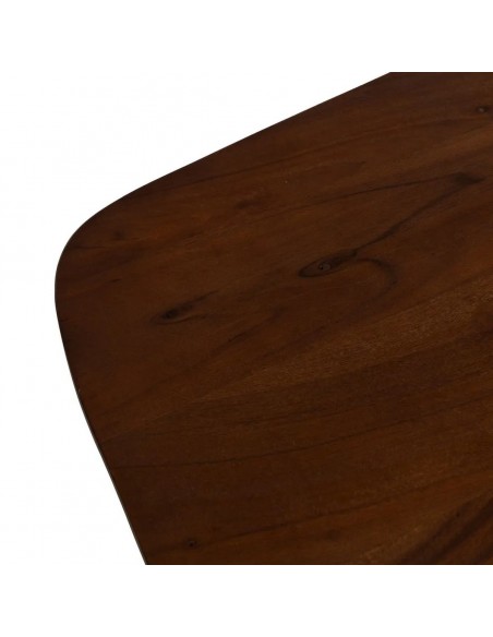 Mesa de comedor contemporánea KENYA 180x90, madera de acacia marrón