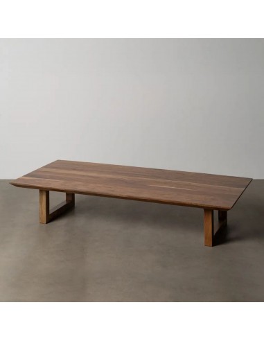 Mesa de centro contemporánea JAVA 150x70, madera de acacia marrón
