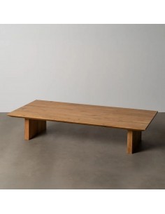 Mesa de centro minimalista AVA 150x70 em madeira de...