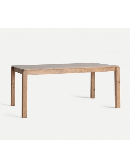 Mesa nórdica minimalista BREIL 180 x 90 madeira de acácia natural
