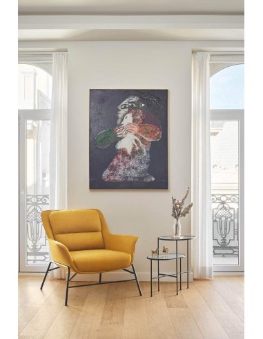 BUTACA DE DISEÑO SADIRA MOSTAZA.