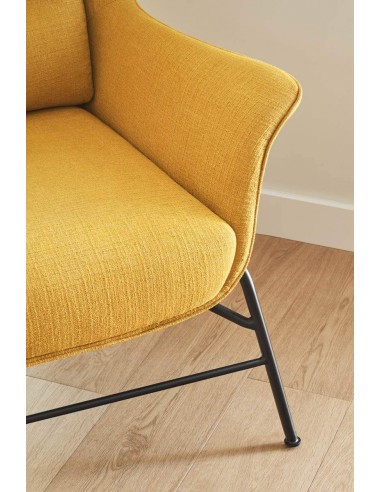 POLTRONA DE DESIGN SADIRA MOSTARDA.