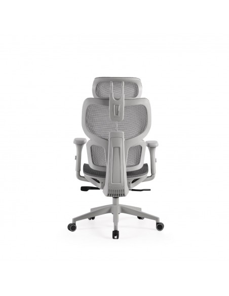 Sillón de oficina ergonómico TORONTO, alto, tejido krono y brazos en 3D