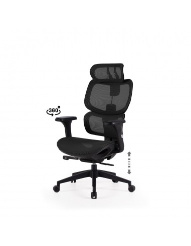 Cadeira de escritório ergonómico TORONTO, alta,...