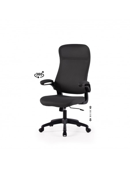 Sillón de oficina SORBONNE alto,tejido artik y brazos abatibles