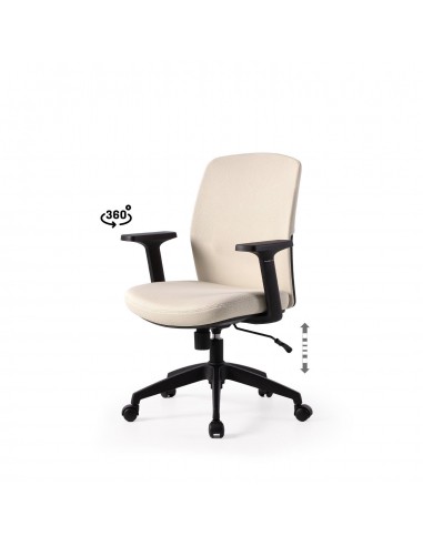 Sillón de oficina MARYLAND, medio, tejido artik y giro 360º