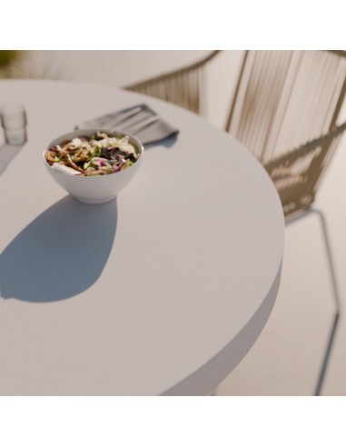 Mesa redonda minimalista THELMA 90 en micro...