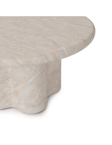 Mesa de centro em microcimento travertino LUIGI 80