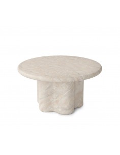 Mesa de centro em microcimento travertino LUIGI 80