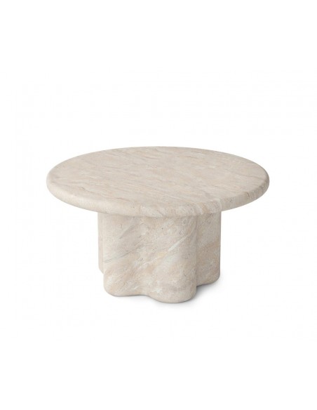 Mesa de centro en microcemento travertino LUIGI 80