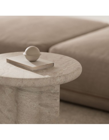 Mesa lateral em microcimento travertino EMERIC 50