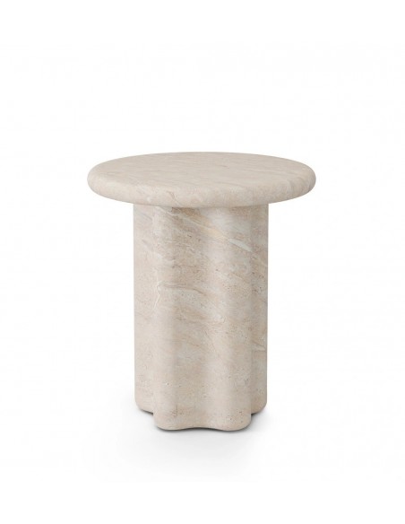 Mesa lateral em microcimento travertino EMERIC 50
