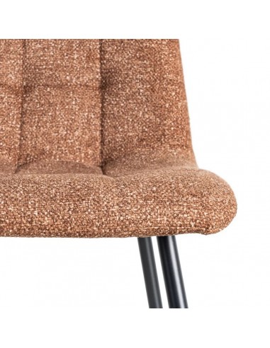 Silla de estilo nórdico moderno NORDA, tejido...