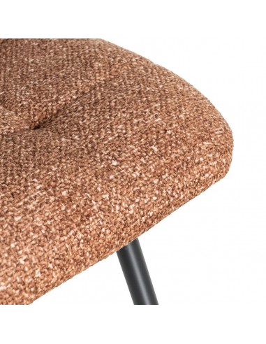 Silla de estilo nórdico moderno NORDA, tejido...