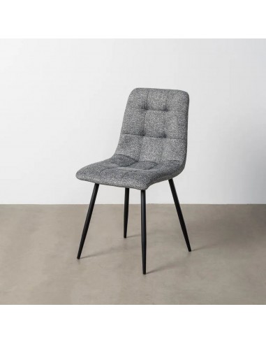 Silla de estilo nórdico moderno NORDA, tejido...