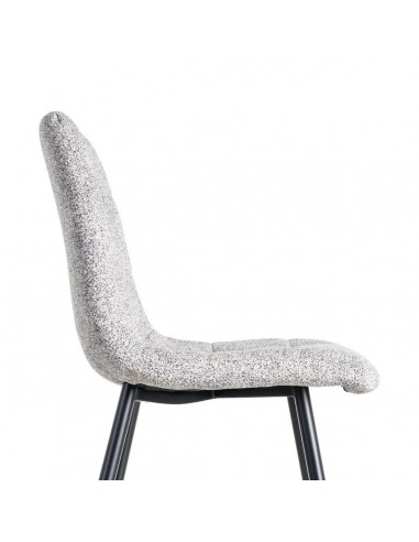 Silla de estilo nórdico moderno NORDA, tejido...