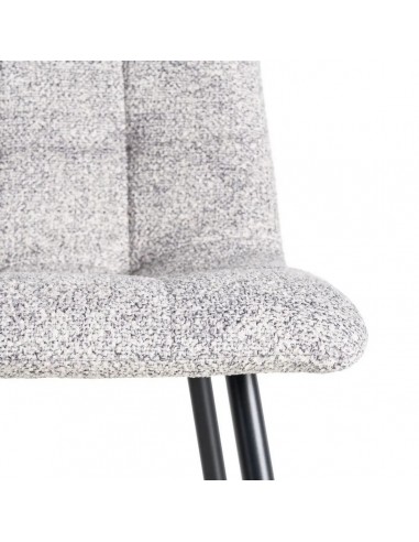 Silla de estilo nórdico moderno NORDA, tejido...