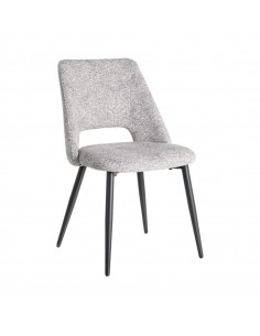 Silla VELNA con respaldo envolvente, tejido jaspeado y... 2