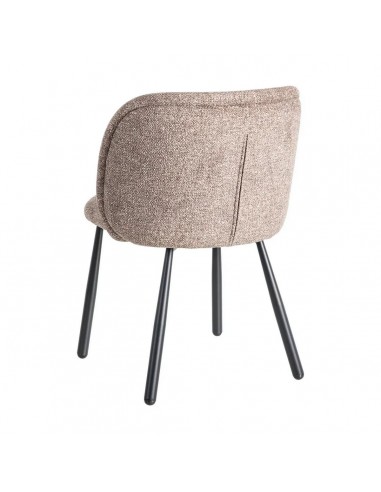 Silla con respaldo curvo BOREA, tejido Jaspeado...