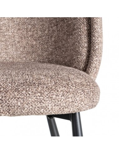 Cadeira BOREA com encosto curvo, tecido...