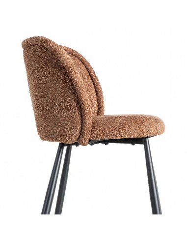 Silla con respaldo curvo BOREA, tejido Jaspeado...