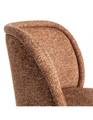 Silla con respaldo curvo BOREA, tejido Jaspeado...