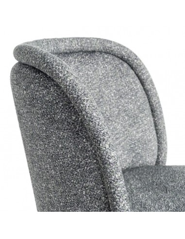 Silla con respaldo curvo BOREA, tejido Jaspeado...
