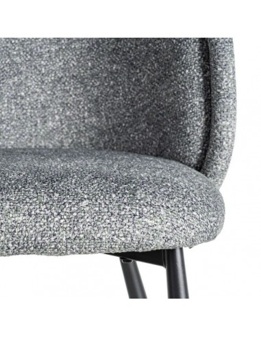 Cadeira BOREA com encosto curvo, tecido...