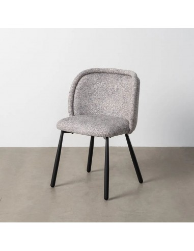 Silla con respaldo curvo BOREA, tejido Jaspeado...