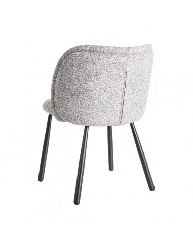 Silla con respaldo curvo BOREA, tejido Jaspeado...