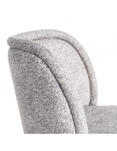 Silla con respaldo curvo BOREA, tejido Jaspeado...