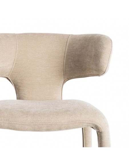Silla tapizado integral 3D KALMA de diseño moderno orgánico