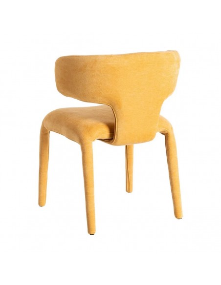 Cadeira 3D KALMA totalmente estofada com design orgânico moderno