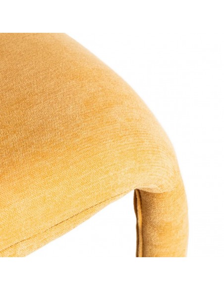 Cadeira 3D KALMA totalmente estofada com design orgânico moderno