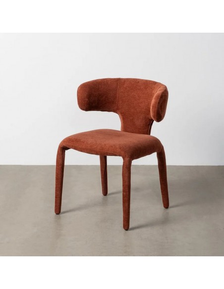 Cadeira 3D KALMA totalmente estofada com design orgânico moderno