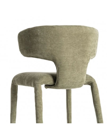 Cadeira 3D KALMA totalmente estofada com design orgânico moderno