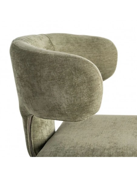 Cadeira 3D KALMA totalmente estofada com design orgânico moderno