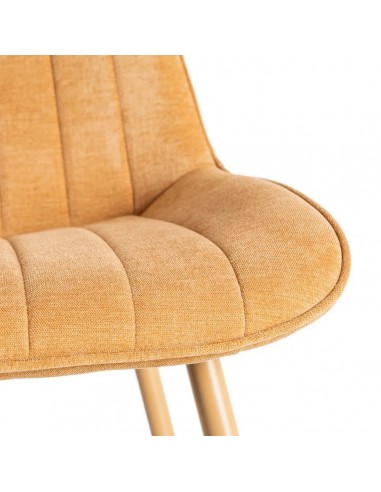 Silla SOLNA de diseño nórdico, tapizado en...