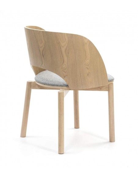TEULAT CADEIRA DE DESIGN DAM, MADEIRA Natural